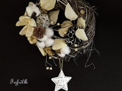 podzimní věneček s jelínkem..