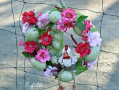 podzimní věneček s jelínkem..