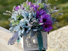 podzimní věneček s jelínkem..