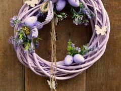 podzimní věneček s jelínkem..