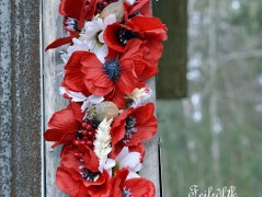 podzimní věneček s jelínkem..