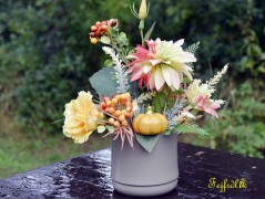 podzimní věneček s jelínkem..