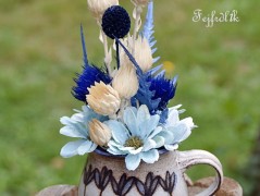 podzimní věneček s jelínkem..