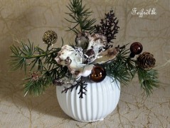 podzimní věneček s jelínkem..