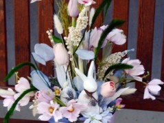 podzimní věneček s jelínkem..