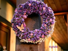 podzimní věneček s jelínkem..