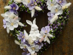 podzimní věneček s jelínkem..