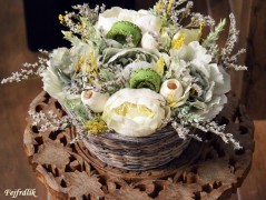 podzimní věneček s jelínkem..