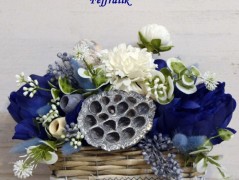 podzimní věneček s jelínkem..