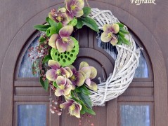 podzimní věneček s jelínkem..