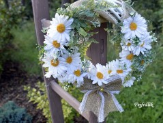 podzimní věneček s jelínkem..