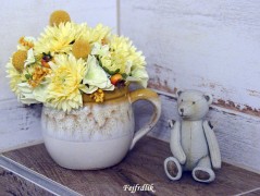 podzimní věneček s jelínkem..