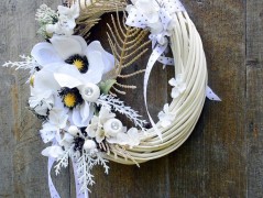 podzimní věneček s jelínkem..