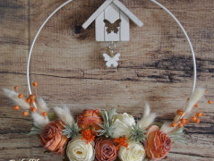 podzimní věneček s jelínkem..