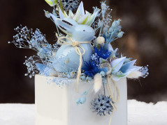 podzimní věneček s jelínkem..