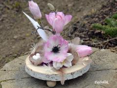 podzimní věneček s jelínkem..