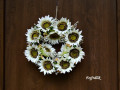 věnec ,,slunečnice bílé,,..