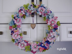 podzimní věneček s jelínkem..