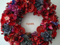 velký věnec ,, maliny a borůvky,,
