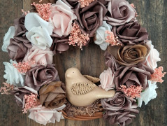 podzimní věneček s jelínkem..