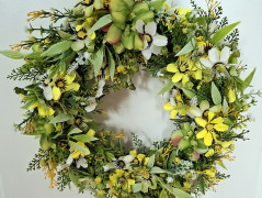 podzimní věneček s jelínkem..