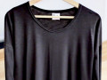Dámské černé triko dl.rukáv