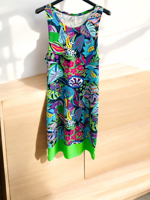 Dámské viskozové šaty Divočina - S letní bavlna lehké viskoza 