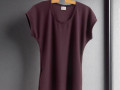 Dámské vínové šaty S/M