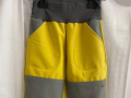 Dětské softshell kalhoty žluté-116