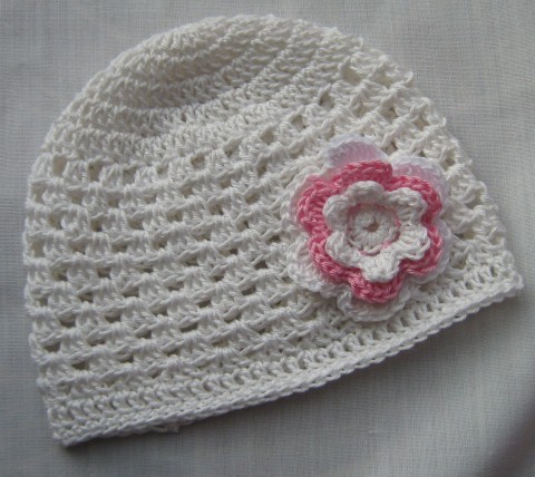 Na léto háčkovaná háčkované čepice čepky 