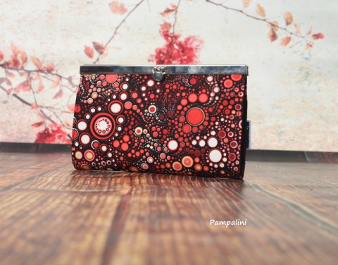 Peněženka s rámečkem - Bublinky kabelka originální dárek taška peněženka dáreček koruna peníze rámeček nákupní nákupy karty dolar shopping euro 