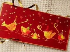 Darovací obálka - ČERVENÉ VÁNOCE