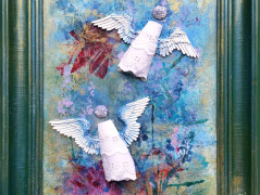 Háčkovaná dečka na stůl