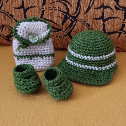 BABY Born - háčkované doplňky panenka batůžek baby born 