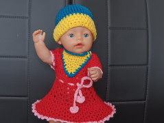 Barbie-valentýnské šatičky