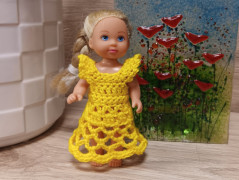 Barbie-valentýnské šatičky