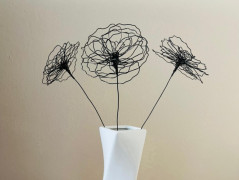 Drátkované Tulipány - 3ks