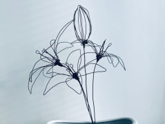 Drátkované Tulipány - 3ks