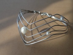 adventní svícen..stříbrný