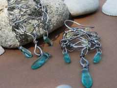 adventní svícen..stříbrný