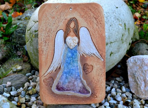 Kachle andělská anděl 