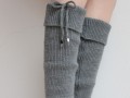 Návleky na nohy šedé