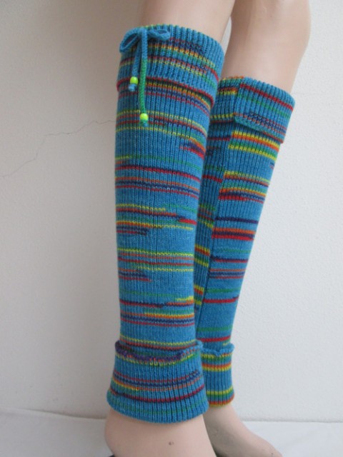 Vlněné návleky na nohy 5 - karneval štulpny návleky na nohy pletené návleky vlněné návleky modré návleky 