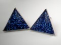 Křišťálové trojúhelníčky modré