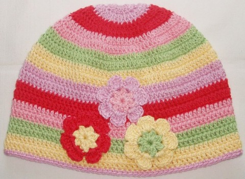 Háčkovaná čepička 174 