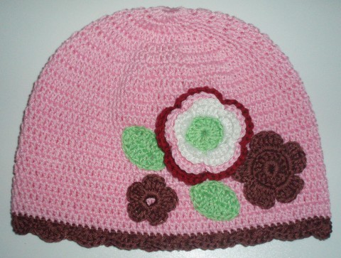 Háčkovaná čepička 272 