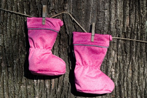 Merino Botičky - Softshell/Melír 