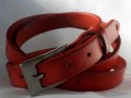 Tenký opasek červený