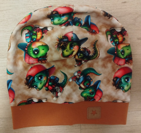 Dinosauří čepička čepice 