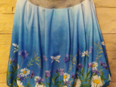 Jarní čepička s jednorožci